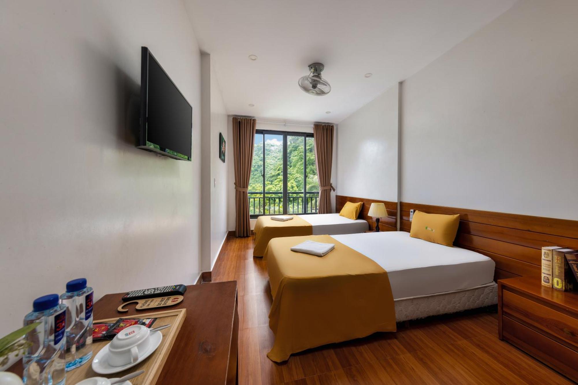 Catba Backpackers Hostel & Pool Bar Chan Chau المظهر الخارجي الصورة
